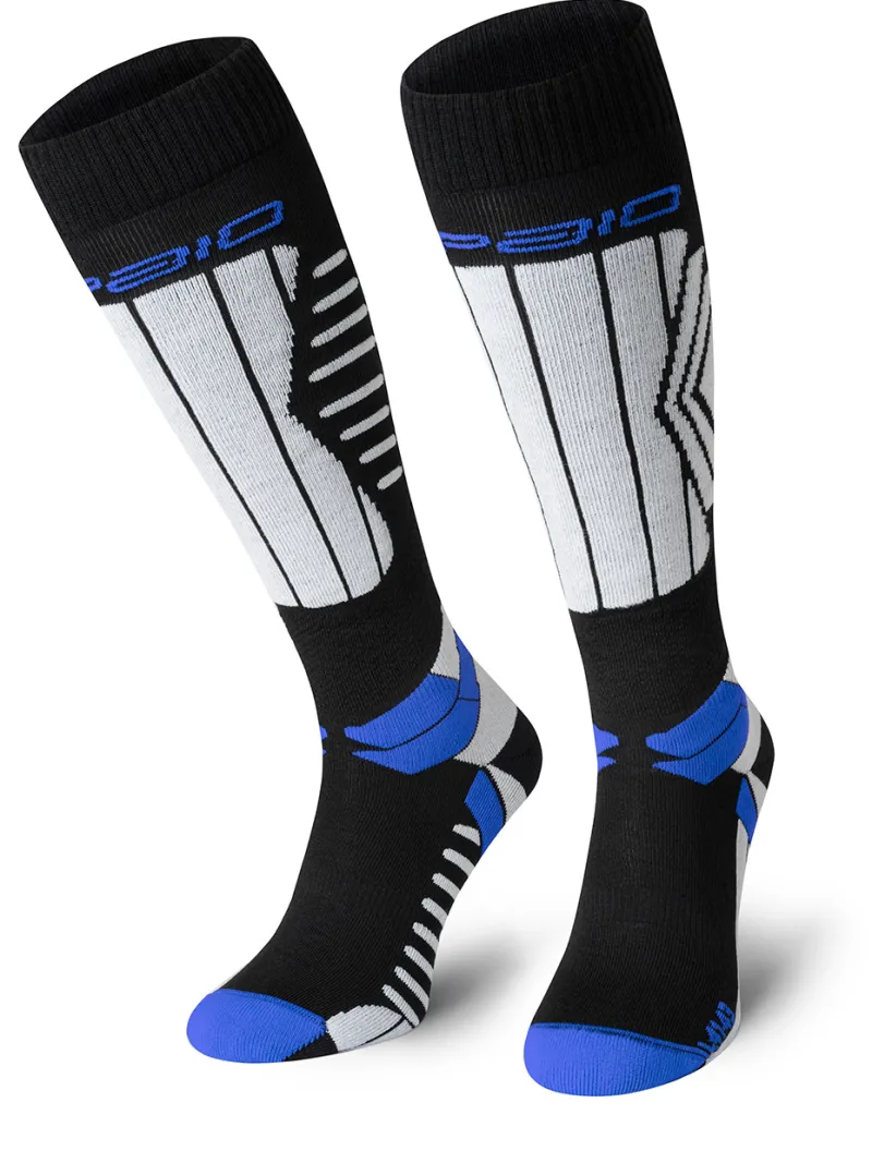 Spaio SKI SOCKS PLAY BLACK/BLUE | Women Winter Sports | Bicycle