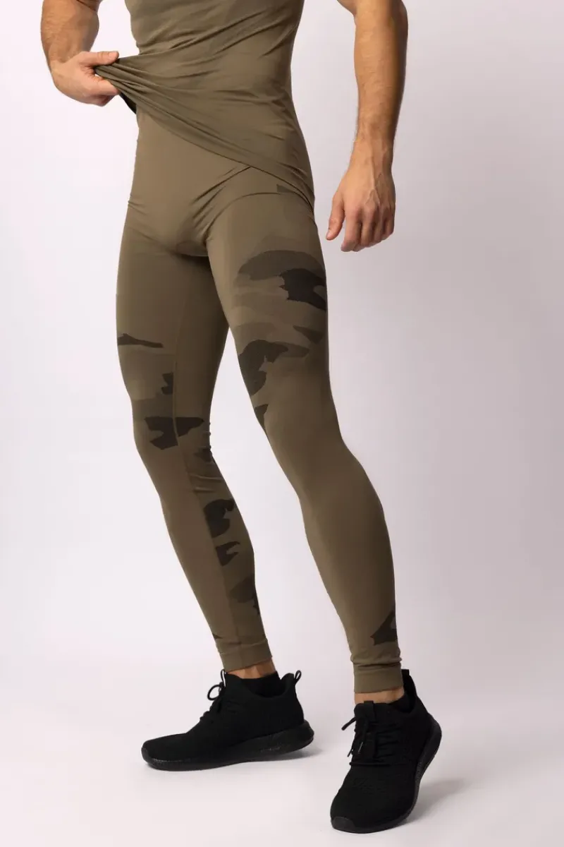 Spaio LEGGINGS TACTICAL FOREST GREEN | Thermoactive Underwear | Training