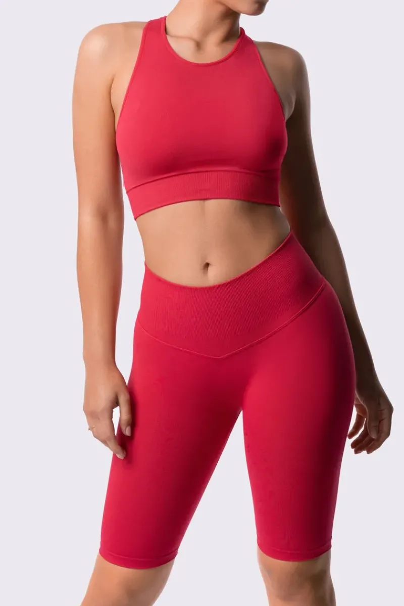 Spaio PERFORMANCE SPORTS BRA VIVA MAGENTA | Women Sports Bra | Fitness