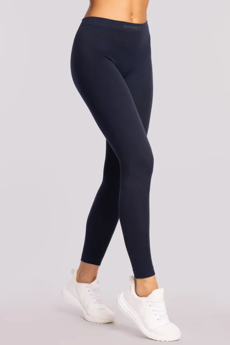 Spaio PLAY THERMOACTIVE LEGGINGS BLUE NIGHT/ BLACK | Women Leggings | Trekking